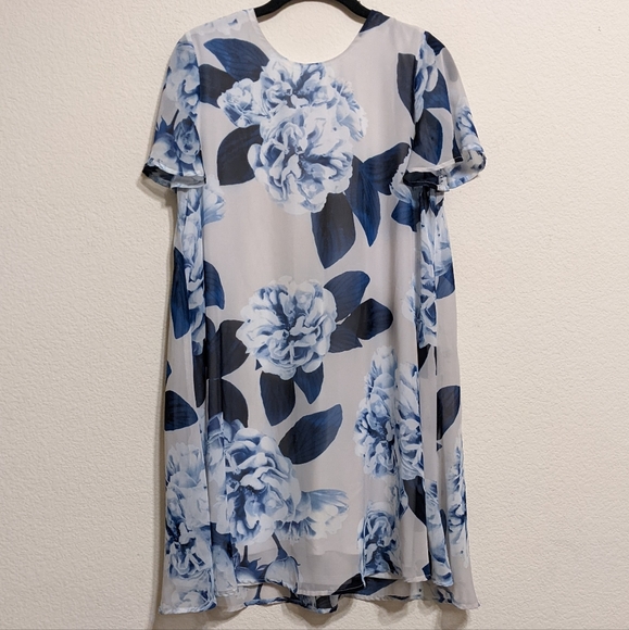 Show Me You Mumu Blue Floral Dress Size Small Excellent pre-owned condition. - Picture 1 of 5